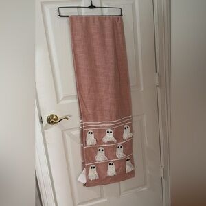 Pink Ghost Fringe table runner 15x90